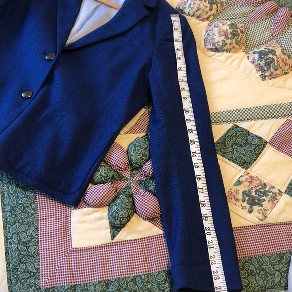 Gap Royal Blue Academy Wool Blend 2-Button Blazer - Picture 12 of 12